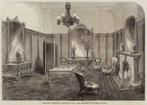 Het Bal van de Honourable Artillery Company, de Boudoir van de Prinses van Wales door Thomas Harrington Wilson