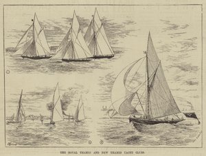 De Royal Thames en New Thames Yacht Clubs door Thomas Harrington Wilson