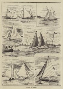 Zeilen bij Bermuda door Thomas Harrington Wilson