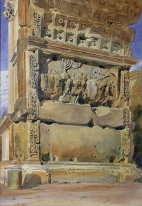 Boog van Titus, Rome, 1842