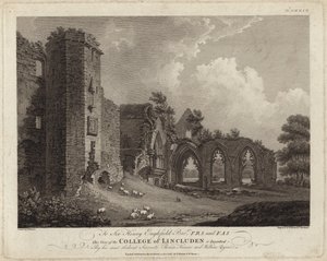 College van Lincluden door Thomas Hearne