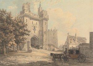 De poort van Lancaster Castle