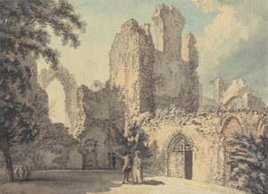 De ruïnes van Leiston Abbey