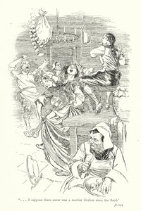 Illustratie voor Een sentimentele reis door Laurence Sterne (litho) door Thomas Heath Robinson