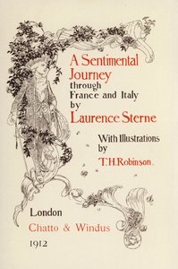 Illustratie voor Een sentimentele reis door Laurence Sterne (litho) door Thomas Heath Robinson