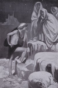 Perseus stapte dicht bij hen (litho)