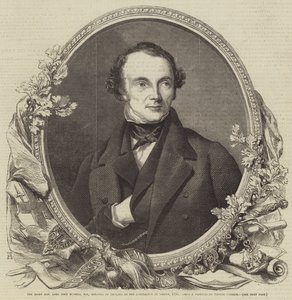 De Hoogedelachtbare Lord John Russell, MP, Minister van Engeland op de Conferentie van Wenen, 1855 door Thomas Heathfield Carrick