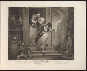Losbandige dienstmeid wordt het huis uitgezet door Thomas Hellyer