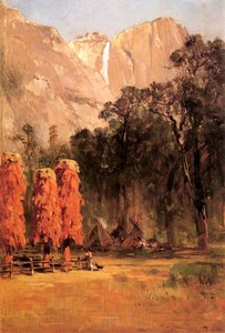 Eikelgraanschuren van de Piute-indianen, c.1873