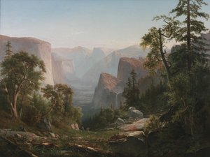 Uitzicht op de Yosemite-vallei, 1865