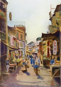 Een straat in Macao