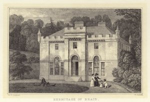 Hermitage van Braid door Thomas Hosmer (after) Shepherd