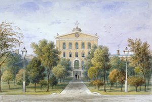 Bridewell-gevangenis in Tothill Fields, Westminster, Londen, ca. 1850 door Thomas Hosmer Shepherd