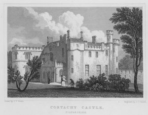 Cortachy Kasteel, Forfarshire door Thomas Hosmer Shepherd