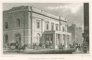 Drury Lane Theater, Londen door Thomas Hosmer Shepherd
