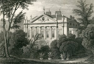 Huis van Graaf Spencer, Green Park, 1829 door Thomas Hosmer Shepherd