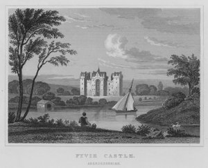 Fyvie Castle, Aberdeenshire (gravure)