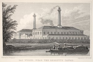 Gasfabrieken, nabij het Regents Canal, uit 