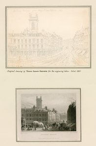 Holborn Bridge, Londen door Thomas Hosmer Shepherd