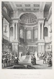 Joodse Synagoge, Great St Helens, uit 