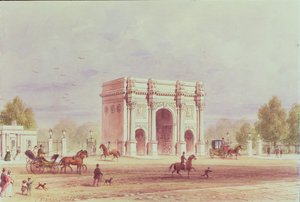 Marble Arch, c.1851 door Thomas Hosmer Shepherd