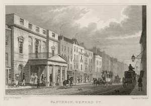Pantheon, Oxford Street, Londen door Thomas Hosmer Shepherd