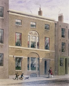 Plumbers Hall in Great Bush Lane, Cannon Street, 1851 door Thomas Hosmer Shepherd