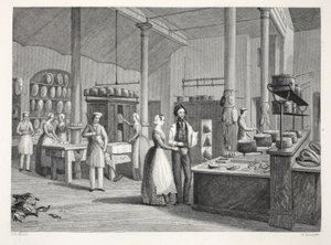 Reform Club - de keuken, uit 