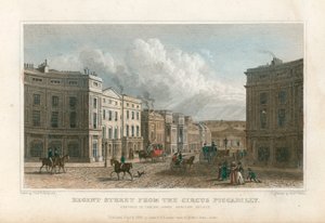 Regent Street vanaf het Circus Piccadilly, Londen