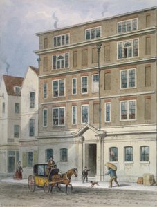 Residentie van Titus Oates, Oat Lane, City of London door Thomas Hosmer Shepherd