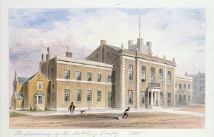 Royal Artillery House, Finsbury Square, 1851