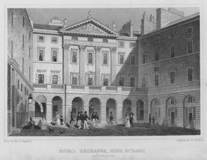 Royal Exchange, High Street, Edinburgh door Thomas Hosmer Shepherd