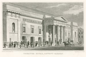 Koninklijk Theater, Covent Garden door Thomas Hosmer Shepherd