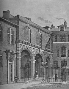 Salters Hall, City of London, 1822 1911 door Thomas Hosmer Shepherd