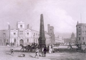 School voor de behoeftige blinden en Bethlehem Hospital, ca. 1851-55