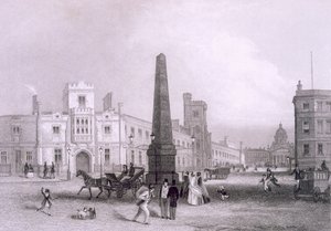 School voor de behoeftige blinden en Bethlehem Hospital, ca. 1851-55