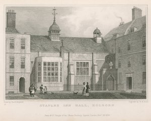 Staples Inn Hall, Holborn door Thomas Hosmer Shepherd