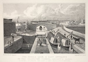 De Dubbele Dok en Oostelijke Ingang van de Islington Tunnel, Regent