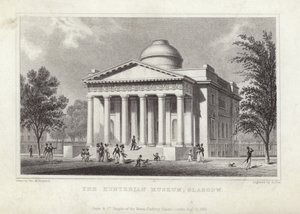 Het Hunterian Museum, Glasgow door Thomas Hosmer Shepherd
