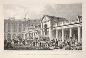 De N.W. Gevel van de Nieuwe Covent Garden Markt, uit 