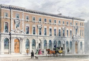 Het nieuwe gebouw van Merchant Taylors en Hall, 1853 door Thomas Hosmer Shepherd