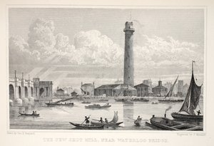 De Nieuwe Schietmolen, nabij Waterloo Bridge, uit 