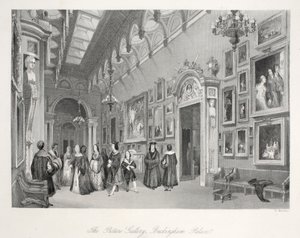 De Schilderijengalerij in Buckingham Palace, uit 