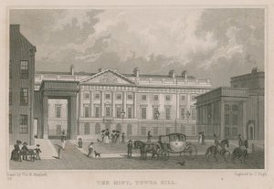 De Koninklijke Munt, Tower Hill, Londen door Thomas Hosmer Shepherd