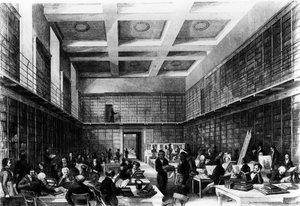 De Zesde Leeszaal van het British Museum, gepubliceerd in 