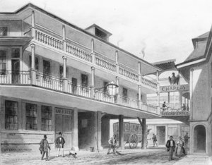 De Spread Eagle Gracechurch Street door Thomas Hosmer Shepherd