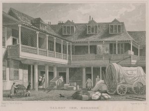 De Tabard Inn, Southwark door Thomas Hosmer Shepherd