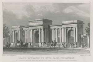 Triomfboog, ingang van Hyde Park, Londen