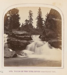Watervallen van de Yuba-rivier - bij Crystal Lake door Thomas Houseworth