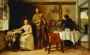 De terugkeer van de zeeman door Thomas Hovenden